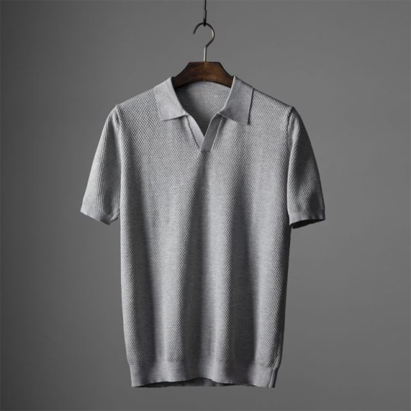 Valira - Strikket Polo Shirt