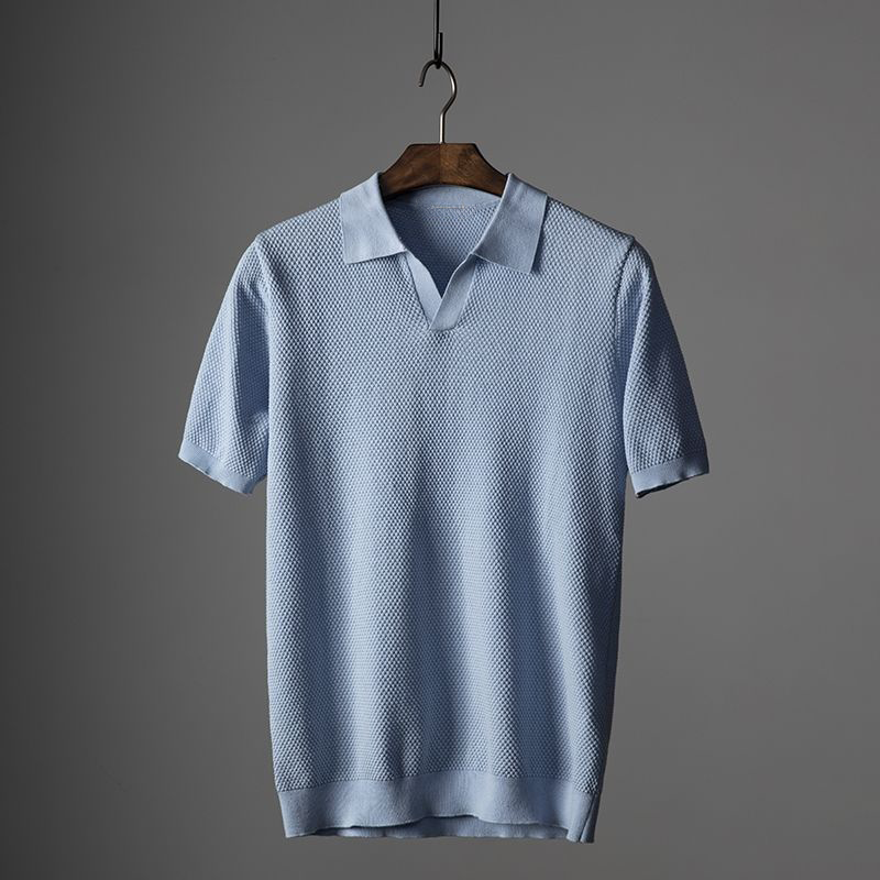 Valira - Strikket Polo Shirt